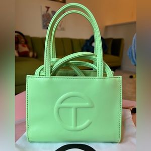 Telfar Double Mint Small Shopping Bag